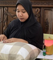 Gambar memposisikan pasien